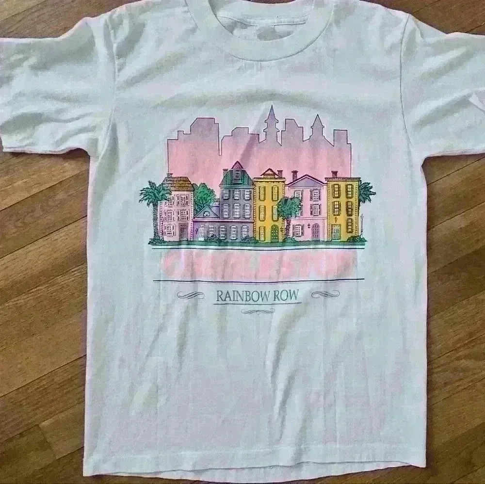 Vintage Charleston Rainbow Row Shirt